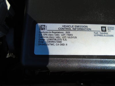 2020 GMC Sierra 1500 Crew Cab Short Box 4-Wheel Drive AT4