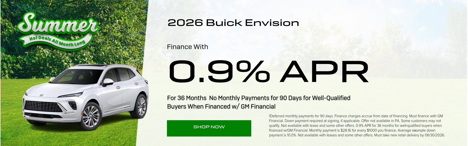 Summer Saving With Buick!