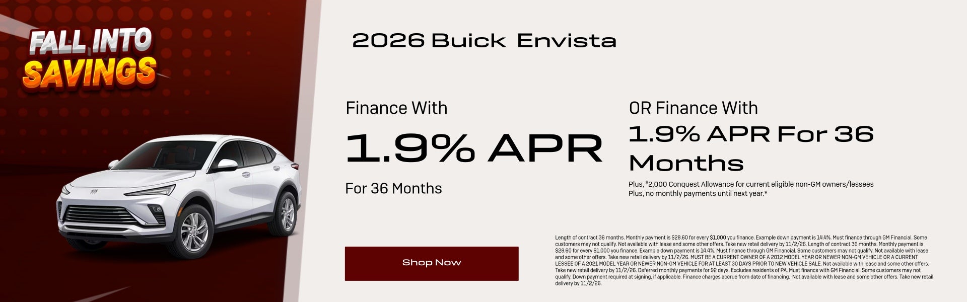 Receive your special offer! 