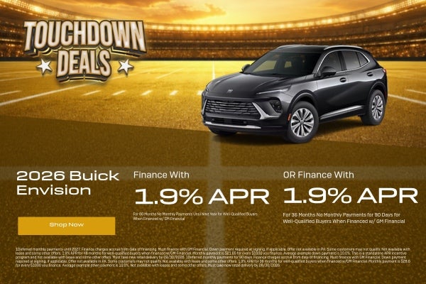 Shop Low Financing options with the Buick Envision 