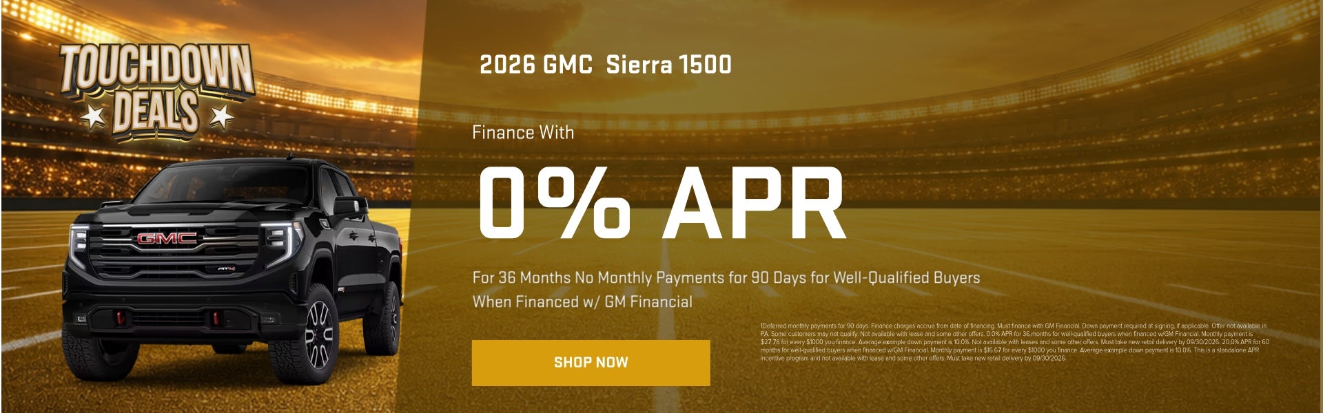 Low Financing on the Sierra 1500
