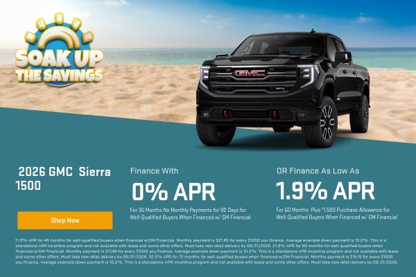 Low Financing On The GMC 1500